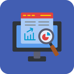 Fototapeta premium Analysis Icon