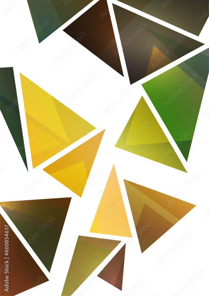 Aufkleber polygonal abstract background of triangles in a modern style. place for text. use for banners, websi