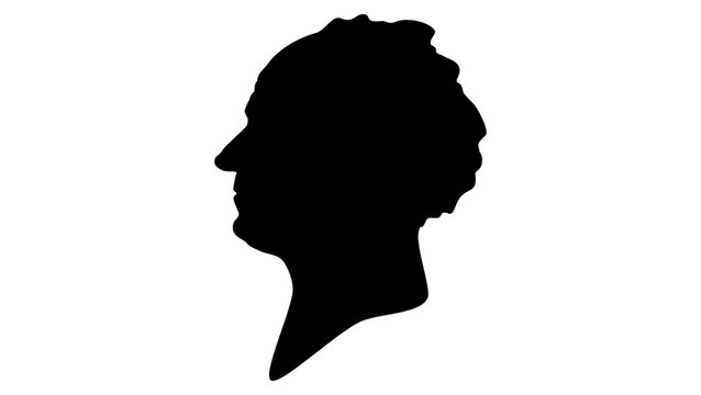 Arthur Schopenhauer silhouette
