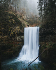 Long exposure of Oregon waterfall
