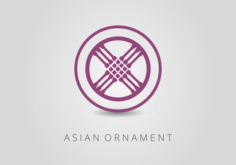 Vintage ornate linear ornaments in Kazakh traditional style. Asian floral designs. Abstract Asian elements of the national pattern of the ancient nomads of the Kyrgyz, Mongols, Kazakhs, Tatars.