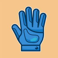 Obraz premium Glove icon color on trendy design