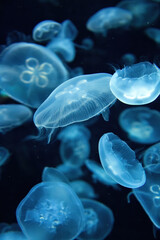 Aurelia aurita (also called the common jellyfish, moon jellyfish, moon jelly or saucer jelly) is a species of the genus Aurelia.