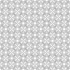 Black and white seamless pattern texture. Greyscale ornamental graphic design. Mosaic ornaments. Pattern template. Vector illustration. EPS10.