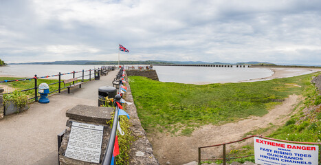 Arnside pier panorama