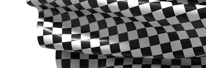 grid abstract background chess checkered flag finish line victory 3d rendering