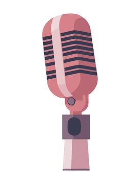 Vector illustration icon microphone