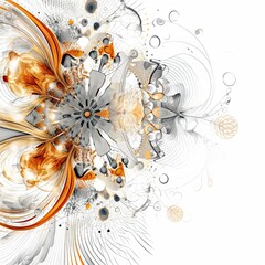 Abstract Floral Background, Generative AI