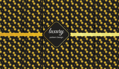 Vector premium gradient art deco pattern, Vector set of design elements, labels, and frames for packaging for luxury products in trendy linear style.