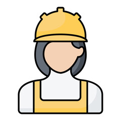 Engineer Line Color Icon