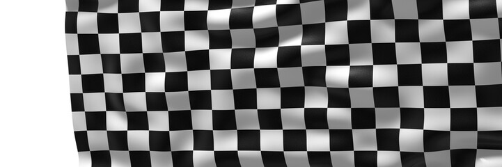 Obraz premium grid abstract background chess checkered flag finish line victory 3d rendering