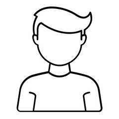 Assistant Thin Line Icon