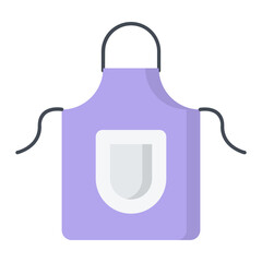 Fototapeta premium Apron Flat Icon