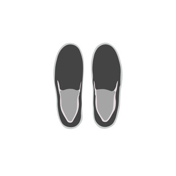 Slip On shoes vector clipart illustration