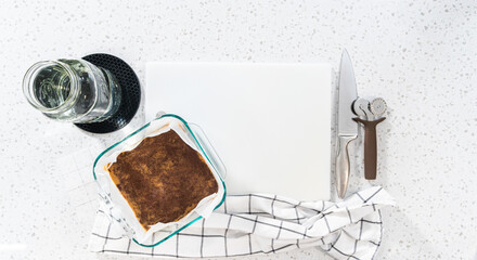 Homemade chocolate peanut butter fudge