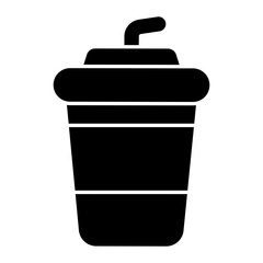 Cold Drink Glyph Icon