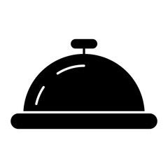Food Hood Glyph Icon