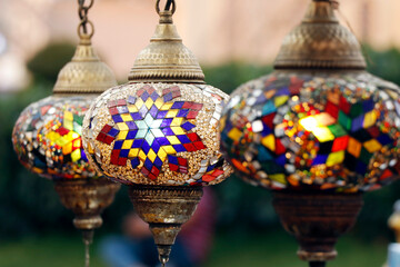 arabic mediterranean designed roof ceiling decorative light lamps