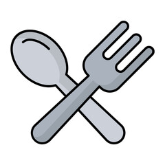 Kitchen Line Color Icon