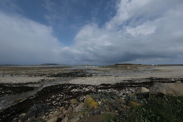 Skies, shot with a wide-angle lens. Perspectives are distorted, and skies look wider and more dynamic. Shot from the French coast and its countryside.