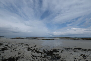 Skies, shot with a wide-angle lens. Perspectives are distorted, and skies look wider and more dynamic. Shot from the French coast and its countryside.