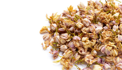 Dried jasmine flowers for tea