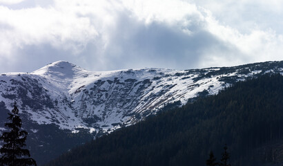 The winter Tatra Mountains	
