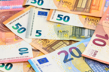 background of euro banknotes cash studio professional 3
