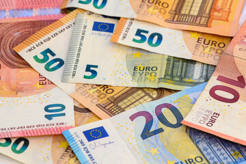 background of euro banknotes cash studio professional 8