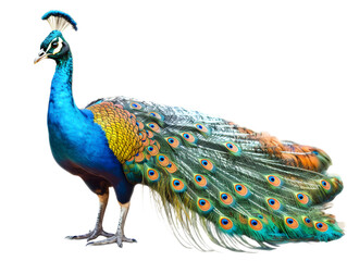 Obraz premium peacock isolated from the background.