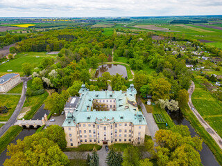 Rydzyna - view from a drone