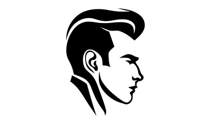 Man vector logo. Icon of man silhouette vector illustration