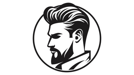 Man vector logo. Icon of man silhouette vector illustration