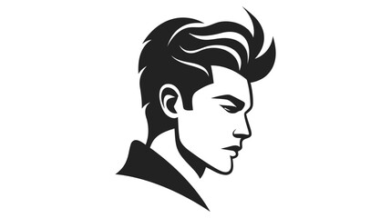 Man vector logo. Icon of man silhouette vector illustration