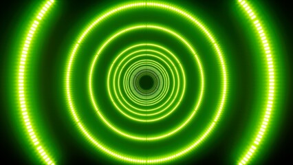 Dazzling Green Dotted Circles Background