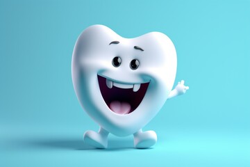 dentist dental tooth smiling child care dentistry smile blue hygiene. Generative AI.