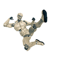 robot test is kicking up