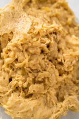 Banana cookies with chocolate drizzle