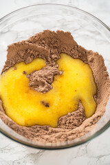 Chocolate peppermint cupcakes