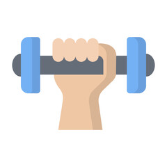 Obraz premium Gym Flat Icon