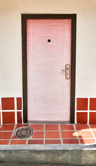 Old wooden front door in Santa Elena Colombia | Medellin Colombia 