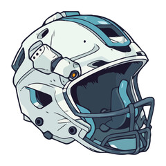 American Football Helmet Mockup