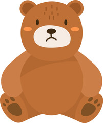 Cartoon Sitting Bear