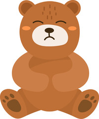 Cartoon Sitting Bear