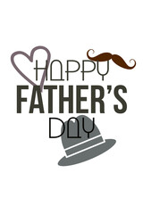 Happy Fathers Day / Fathers Day / Vatertag / Happy Fathers Day typography banner / Father's day sale promotion / Father's day calligraphy poster / Dad / Greeting card