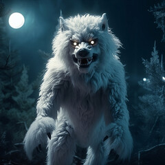 White Werewolf Generative AI