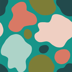 Trendy seamless patterns. Cool abstract and floral design. For fashion fabrics, kid’s clothes, home decor, quilting, T-shirts, cards and templates, scrapbook and other digital needs