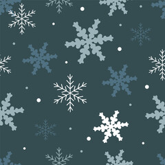 Naklejka na ściany i meble Trendy winter seamless patterns. Cool abstract and winter design. For fashion fabrics, kid’s clothes, home decor, quilting, T-shirts, cards and templates, scrapbook and other digital needs