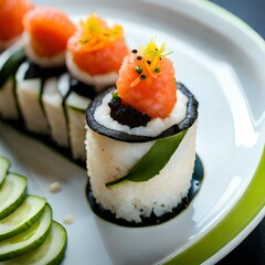 Japanese food sushi is very popular in Japan