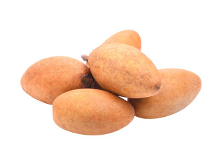 fresh sapote fruits isolated transparent png